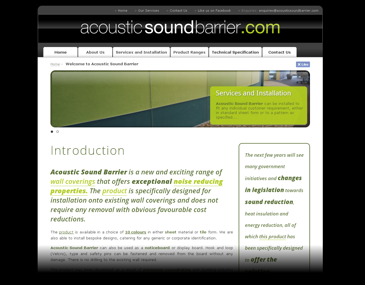 AcousticSoundBarrier.com